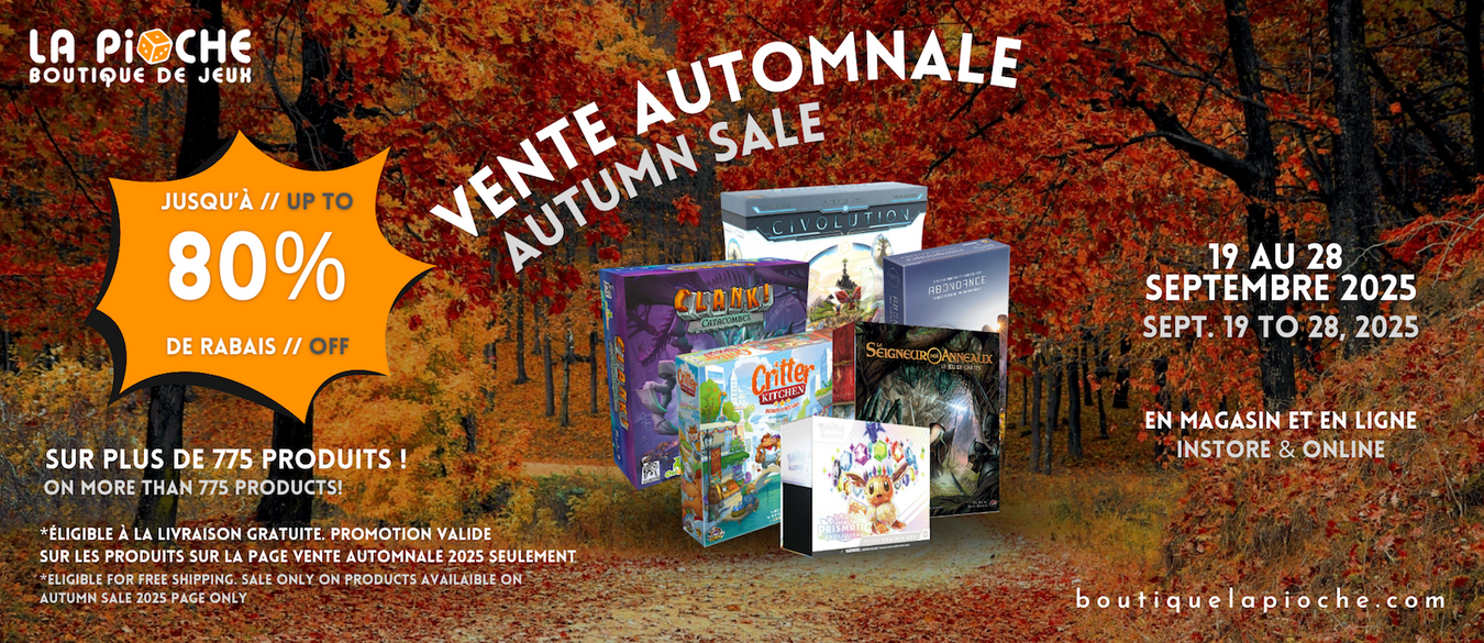 VENTE AUTOMNALE 2025