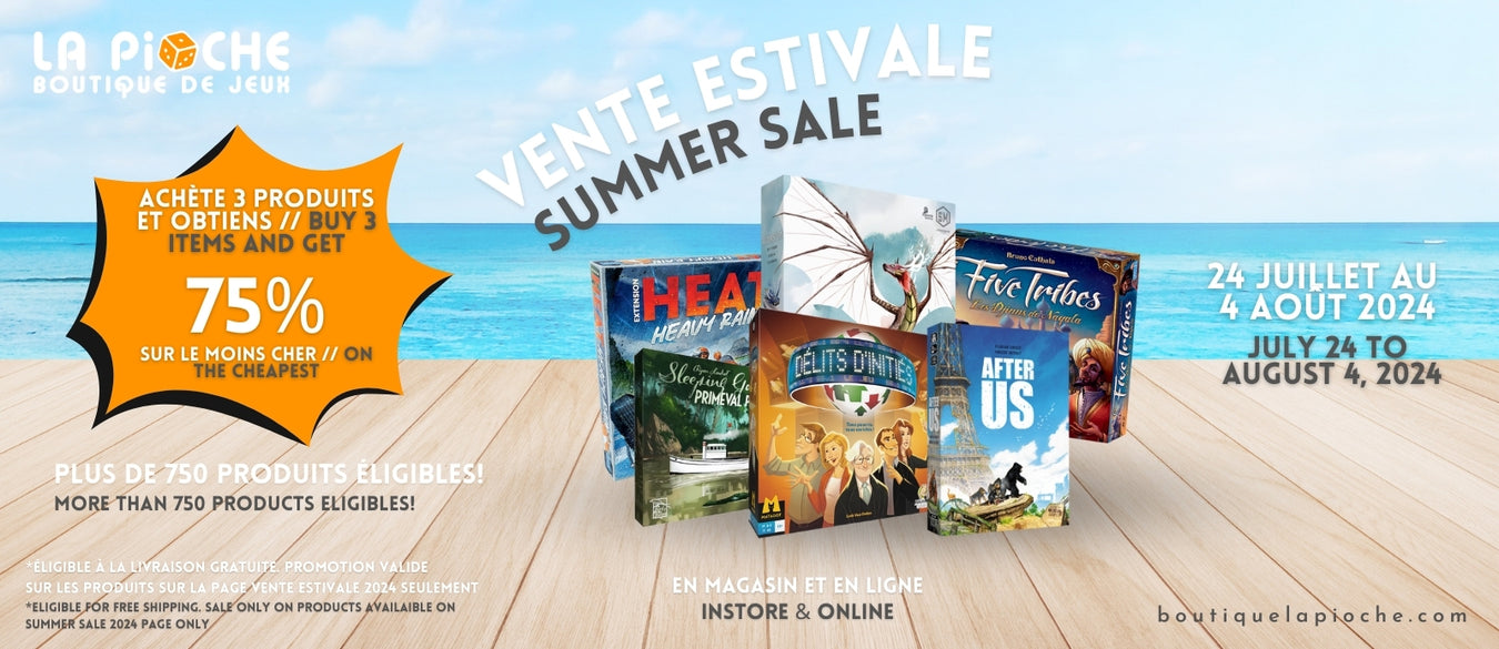 VENTE ESTIVALE 2024