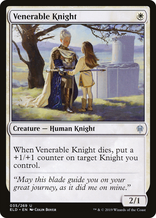 Venerable Knight (ELD-035) - uncommon - Foil