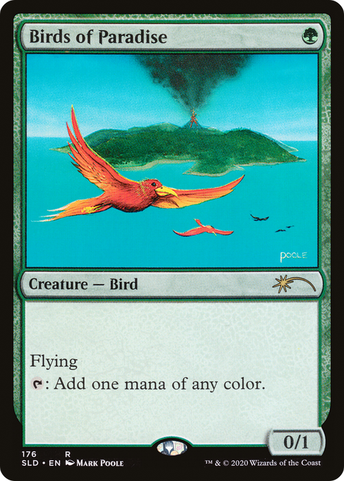 Birds of Paradise (SLD-176) - rare - Foil