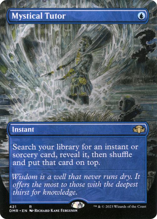 Mystical Tutor (DMR-421) - rare (Borderless)