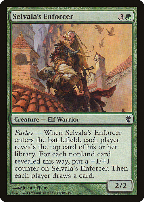 Selvala's Enforcer (CNS-040) - common - Foil