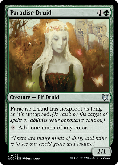 Paradise Druid (WOC-129) - uncommon