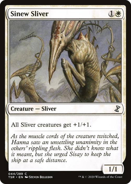 Sinew Sliver (TSR-044) - common - Foil