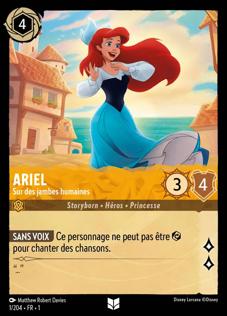 Ariel - Sur des Jambes Humaines (1/204) - Inhabituelle - Cold Foil
