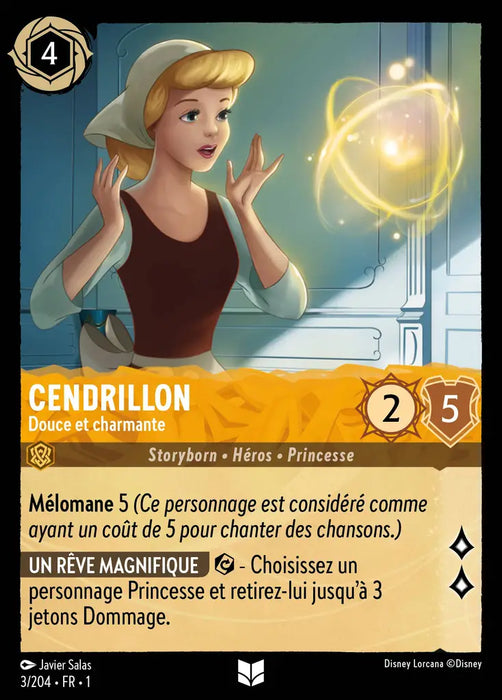 Cendrillon - Douce et Charmante (3/204) - Inhabituelle - Cold Foil