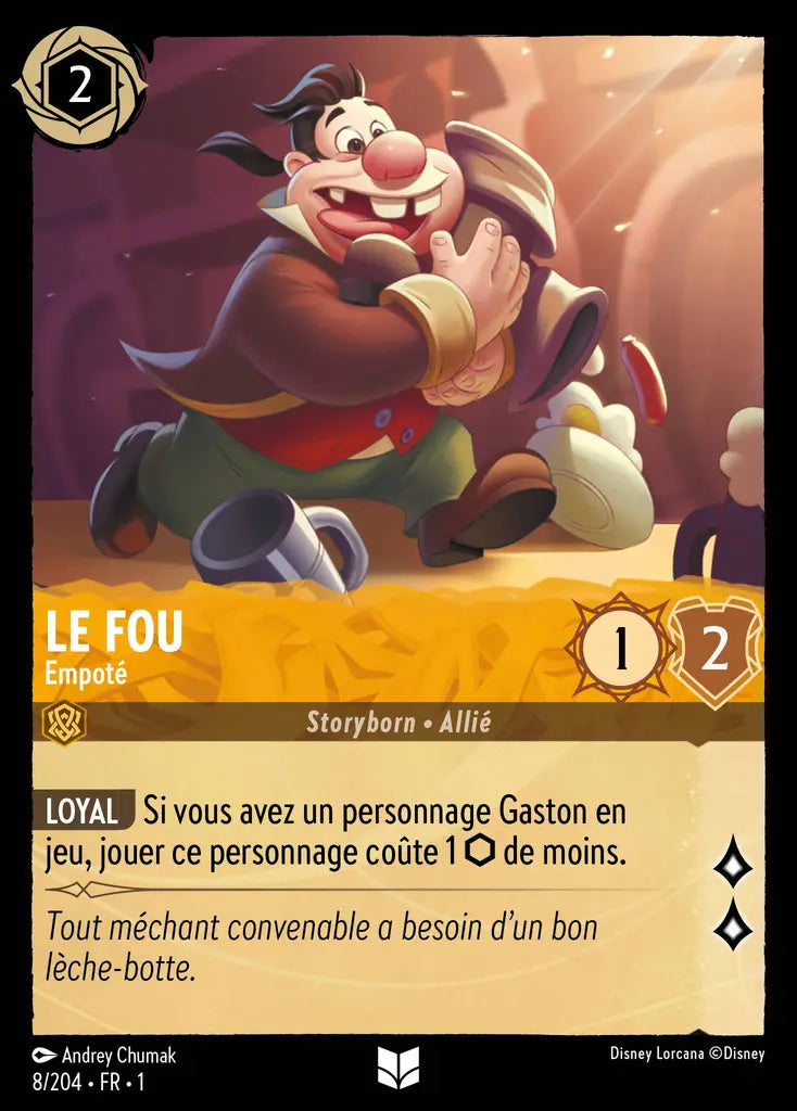 Le fou - Empoté (8/204) - Inhabituelle - Cold Foil