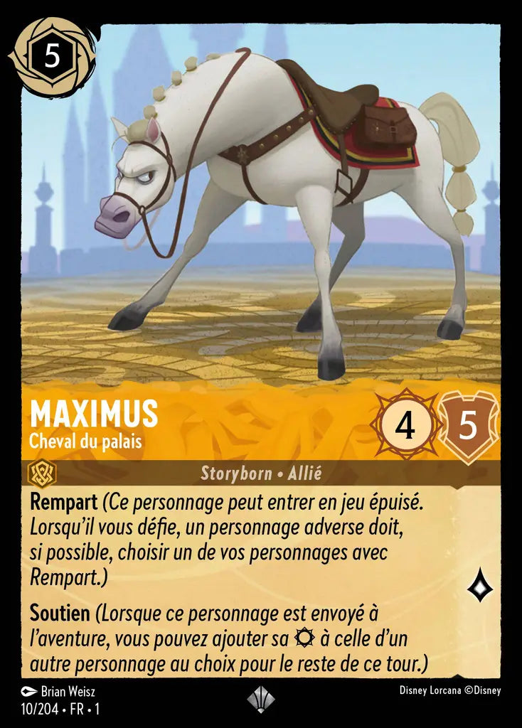 Maximus - Cheval du palais (10/204) - Très Rare - Cold Foil