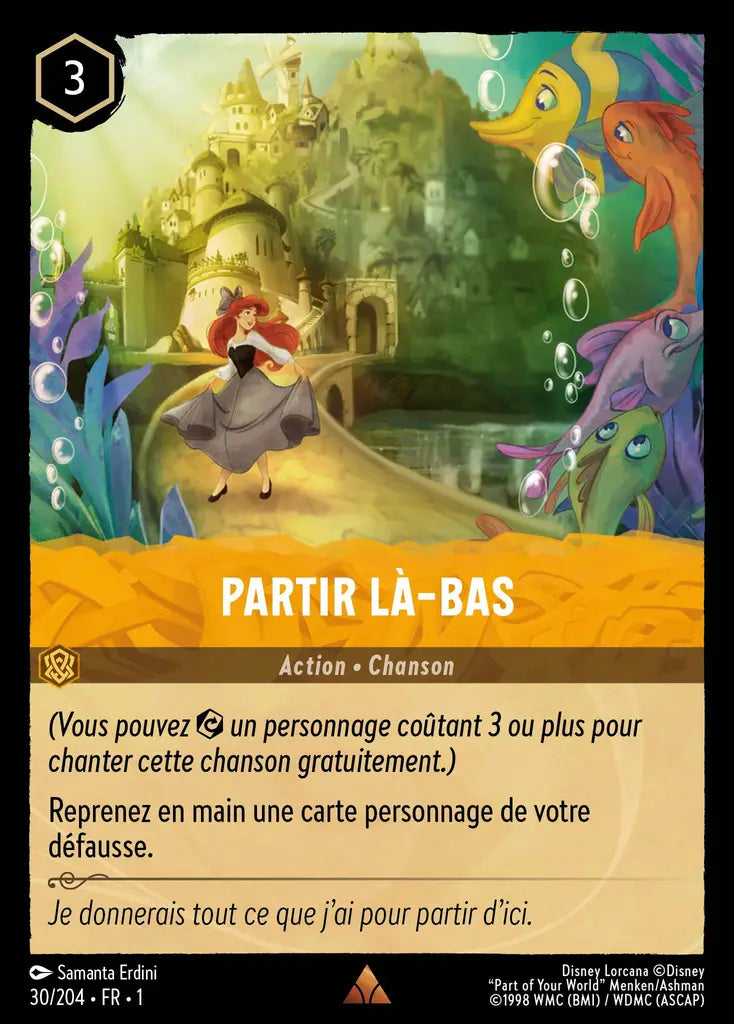 Partir là-bas (30/204) - Rare - Cold Foil