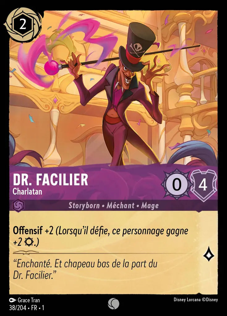 Dr. Facilier - Charlatan (38/204) - Commune - Cold Foil