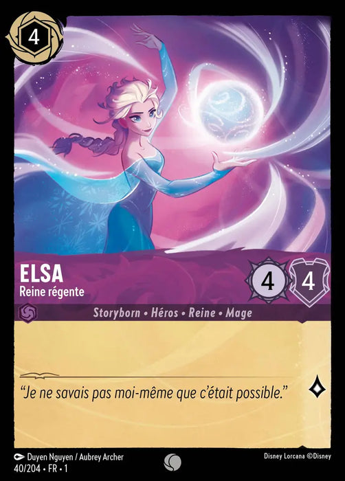 Elsa - Reine régente (40/204) - Commune - Cold Foil
