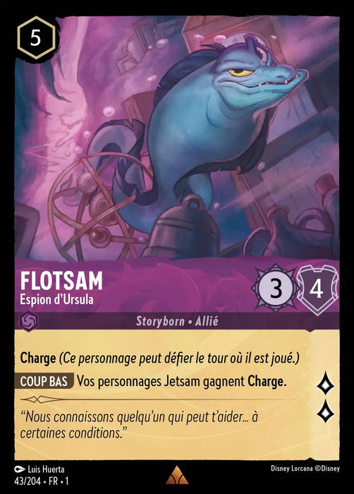 Flotsam - Espion d'Ursula (43/204) - Rare - Cold Foil