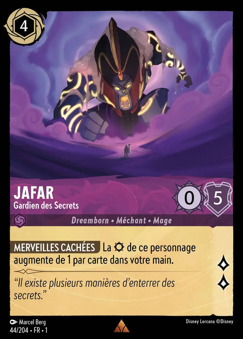 Jafar - Gardien des Secrets (44/204) - Rare