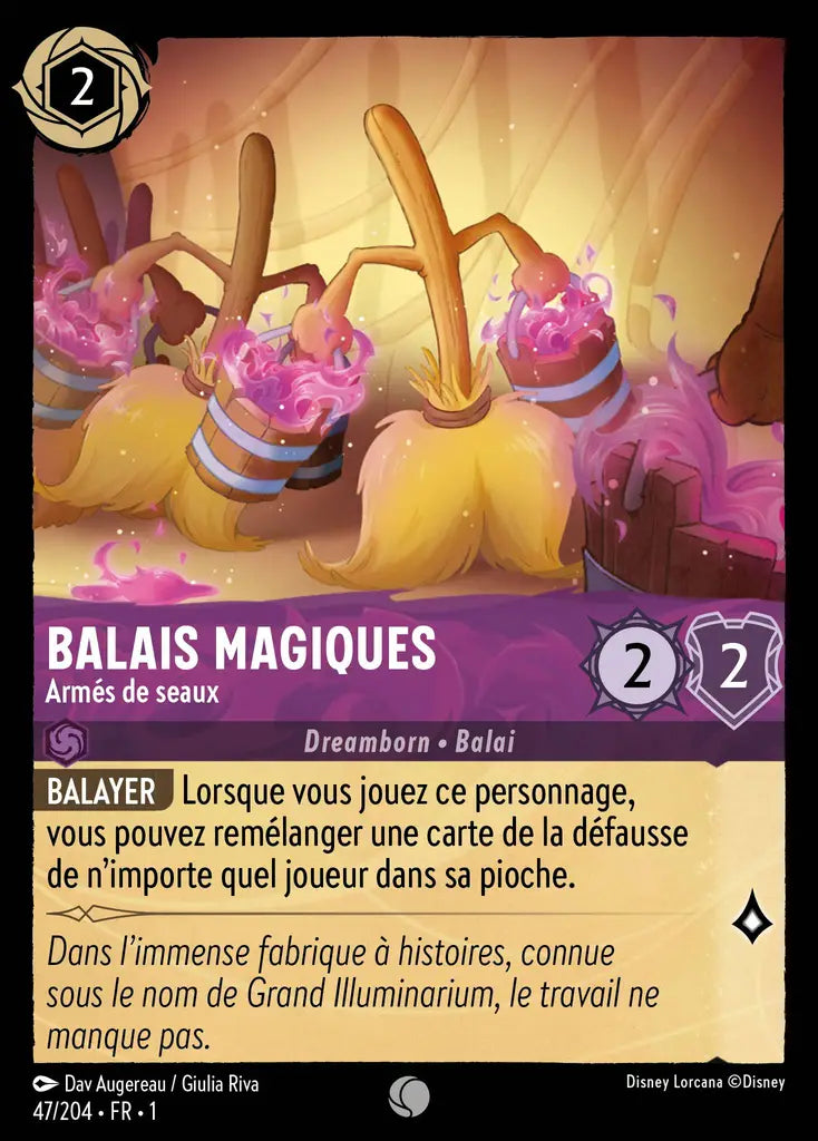 Balais magiques - Armés de sceaux (47/204) - Commune - Cold Foil