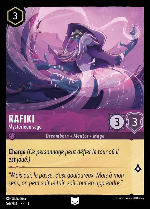 Rafiki - Mystérieux Sage (54/204) - Inhabituelle - Cold Foil