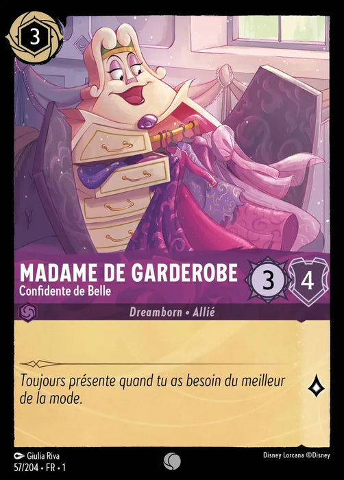 Madame de Garderobe - Confidante de Belle (57/204) - Commune