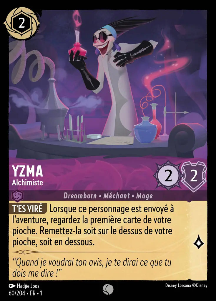 Yzma - Alchimiste (60/204) - Commune - Cold Foil