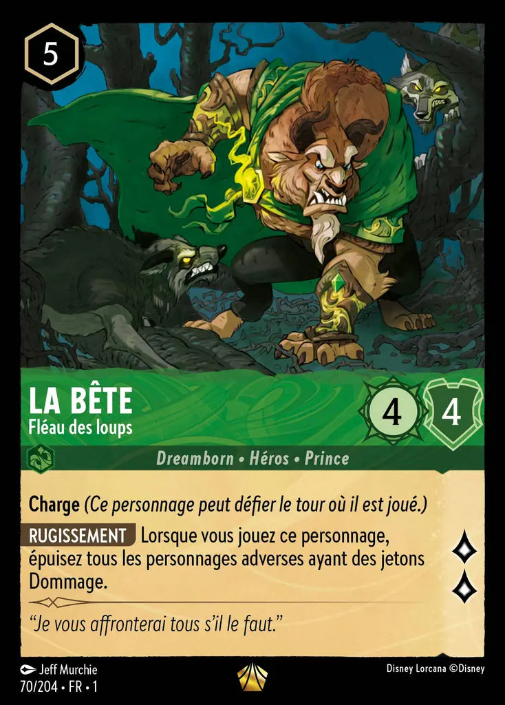 La Bête - Fléau des loups (70/204) - Légendaire - Cold Foil