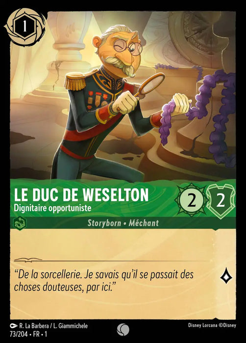 Le Duc de Weselton - Dignitaire opportuniste (73/204) - Commune