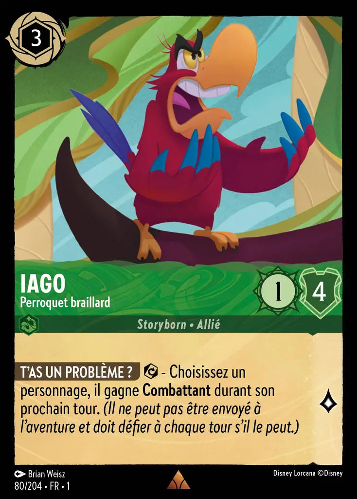 Iago - Perroquet braillard (80/204) - Rare