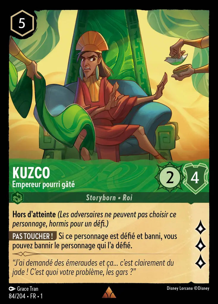 Kuzco - Empereur pourri gâté (84/204) - Rare - Cold Foil
