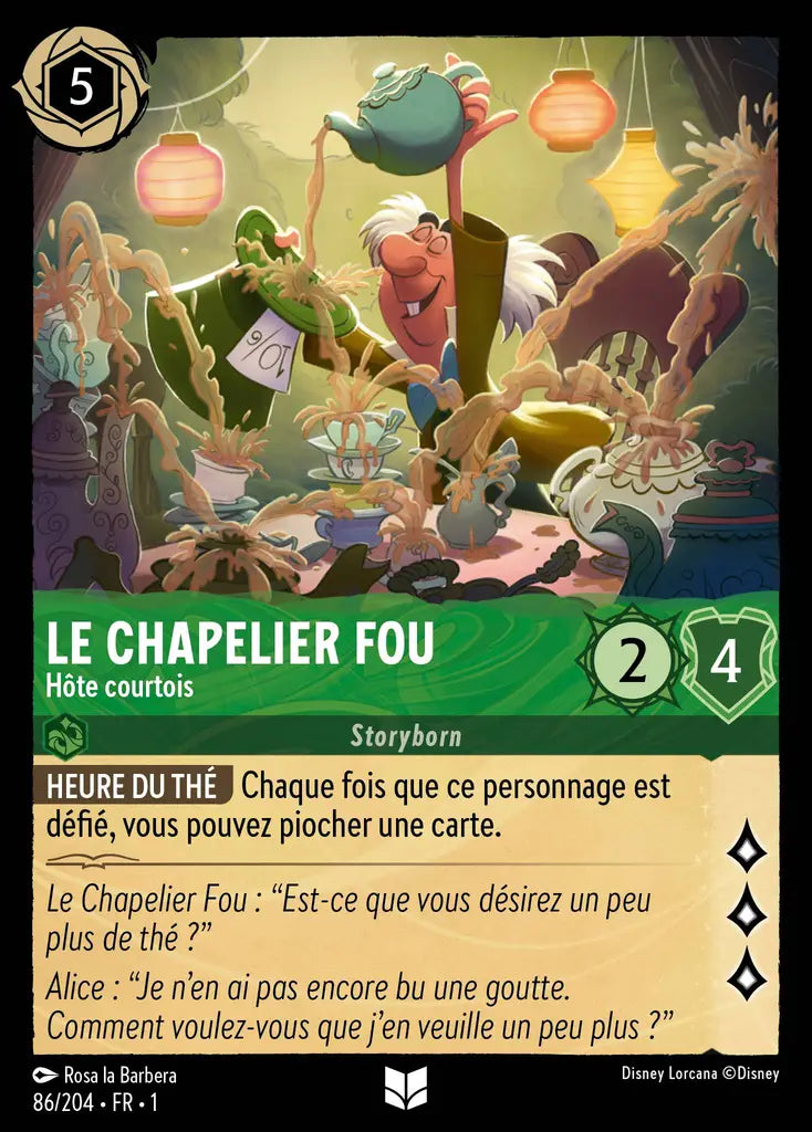 Le Chapelier fou - Hôte courtois (86/204) - Inhabituelle