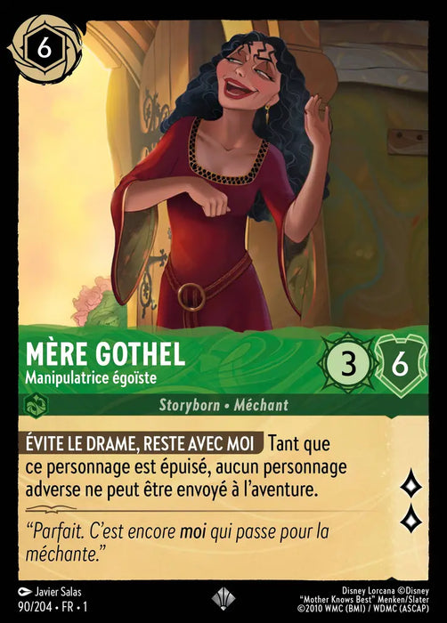 Mère Gothel - Manipulatrice égoïste (90/204) - Très Rare - Cold Foil