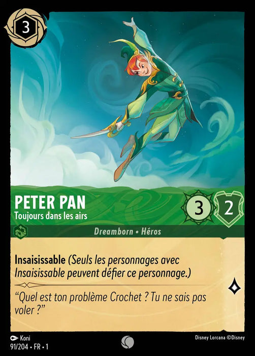 Peter Pan - Toujours dans les airs (91/204) - Commune - Cold Foil