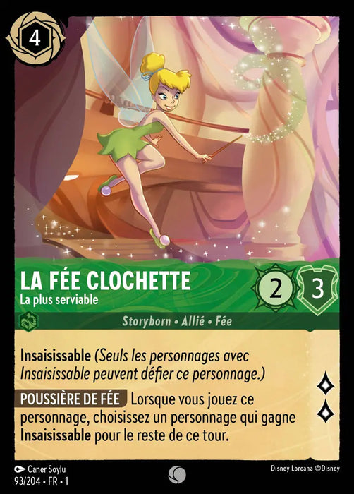 La fée Clochette - La plus serviable (93/204) - Commune - Cold Foil