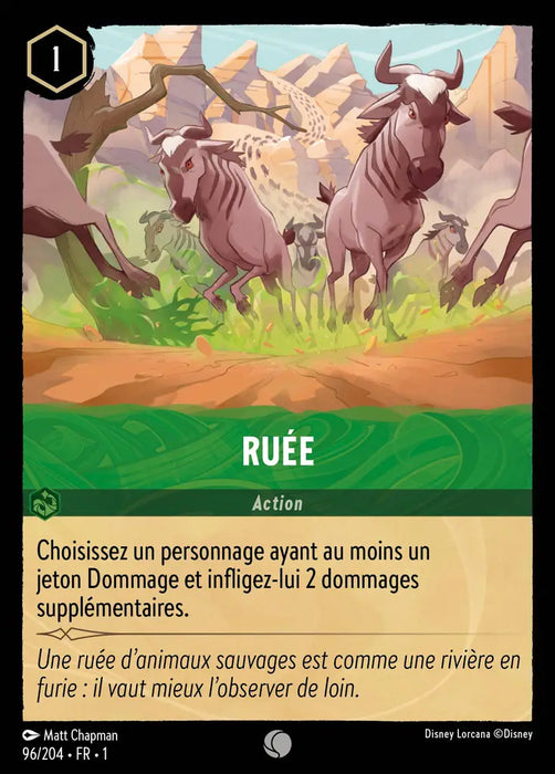 Ruée (96/204) - Commune - Cold Foil