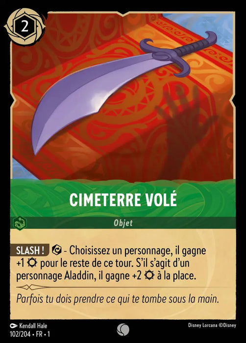 Cimeterre volé (102/204) - Commune - Cold Foil