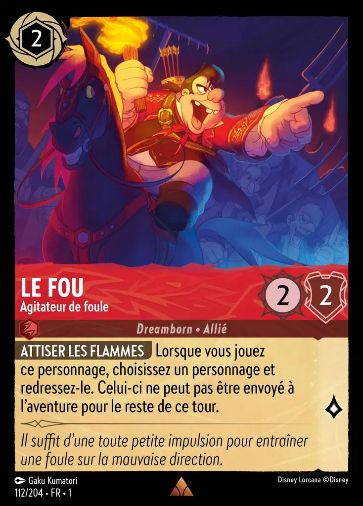 Le Fou - Agitateur de foule(112/204) - Rare - Cold Foil