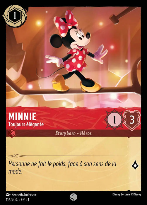 Minnie Mouse - Toujours élégante (116/204) - Commune - Cold Foil