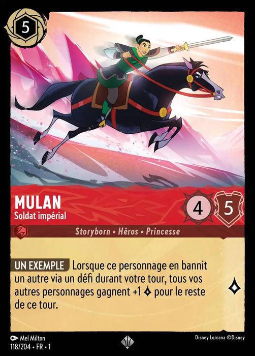 Mulan - Soldat impérial (Surdimensionnée) (118/204) - Très Rare - Cold Foil