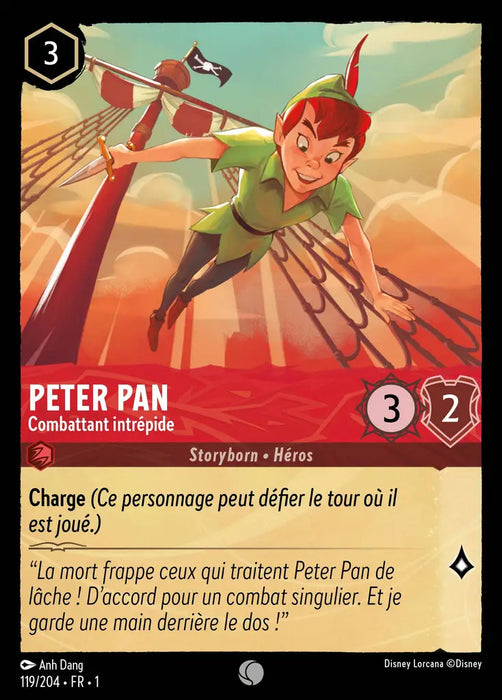 Peter Pan - Combattant intrépide (119/204) - Commune - Cold Foil