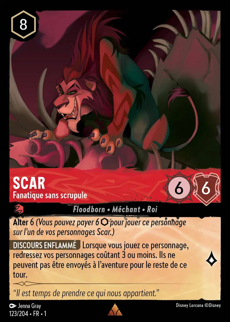 Scar - Fanatique sans scrupule (123/204) - Rare - Cold Foil