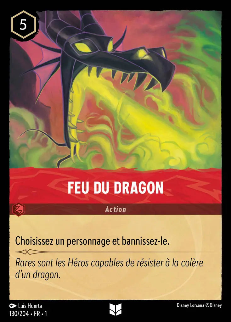 Feu du Dragon (130/204) - Inhabituelle - Cold Foil