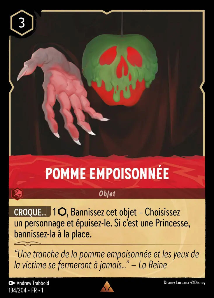 Pomme empoisonnée (134/204) - Rare - Cold Foil