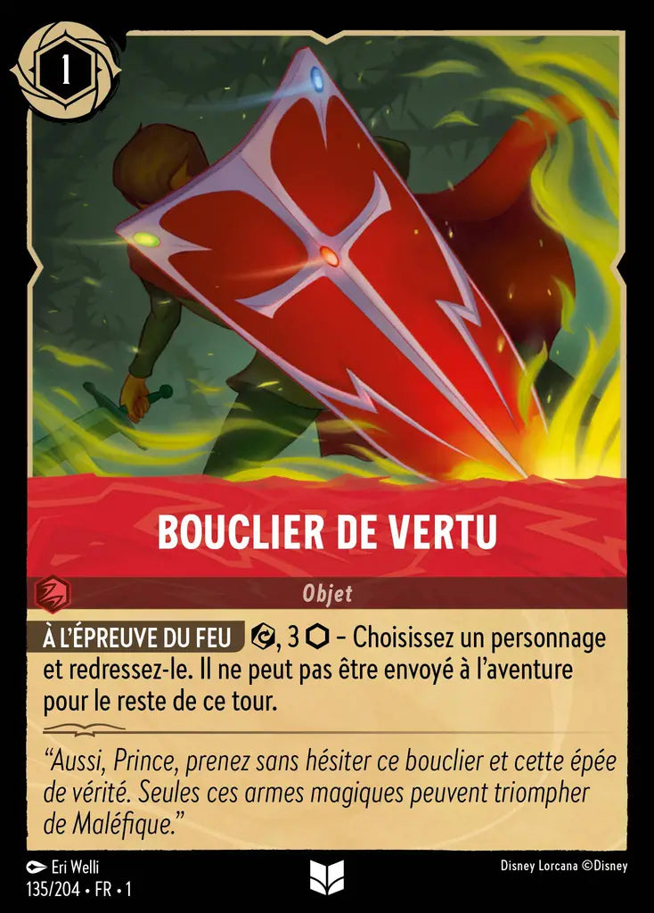 Bouclier de vertu (135/204) - Inhabituelle - Cold Foil