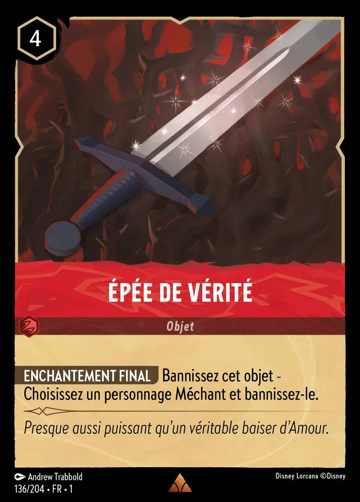 Épée de Vérité (136/204) - Rare - Cold Foil