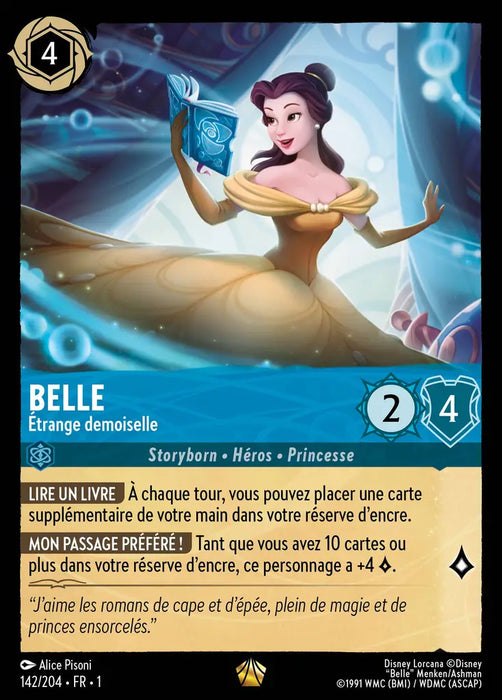 Belle - Étrange demoiselle (142/204) - Légendaire - Cold Foil