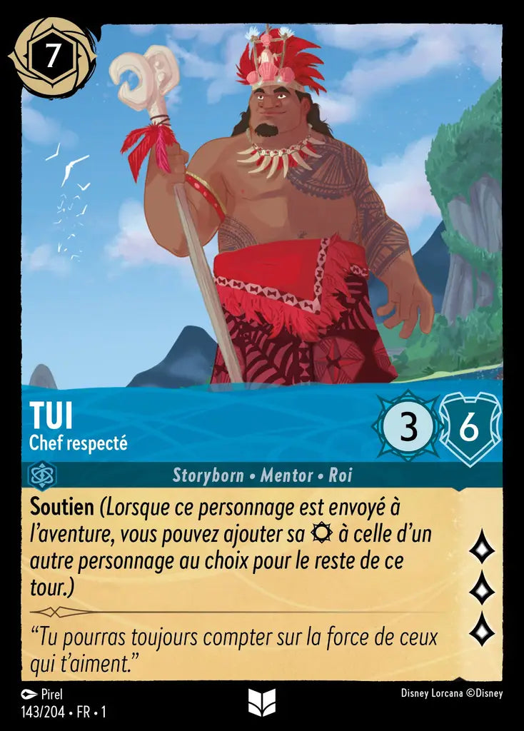 Tui - Chef respecté (143/204) - Inhabituelle