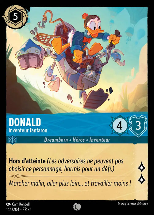 Donald - Inventeur fanfaron (144/204) - Commune - Cold Foil