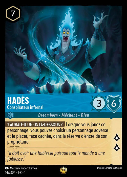 Hadès - Conspirateur infernal (147/204) - Légendaire - Cold Foil