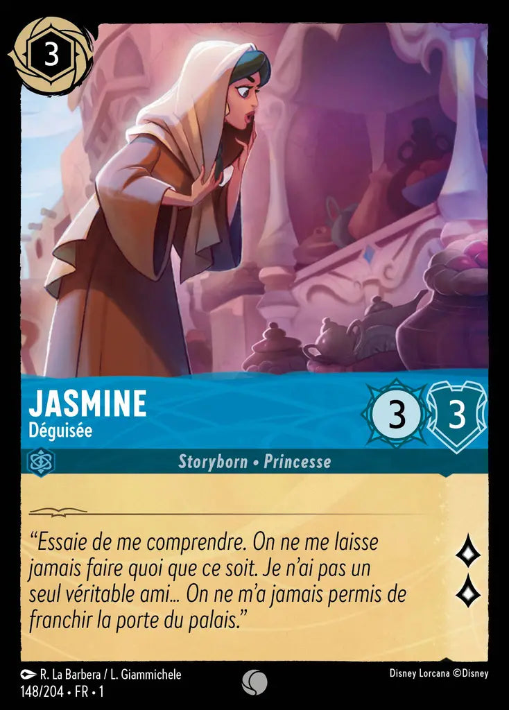Jasmine - Déguisée (148/204) - Commune - Cold Foil