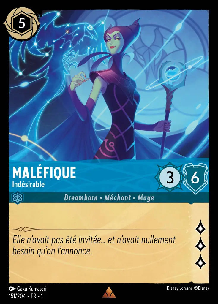 Maléfique - Indésirable (151/204) - Rare - Cold Foil