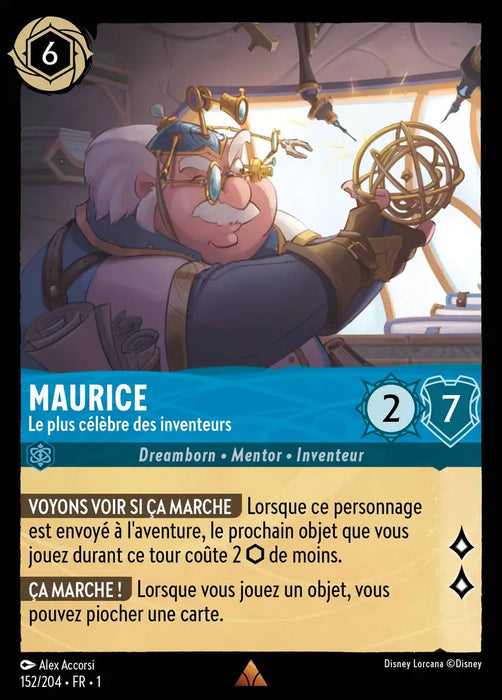 Maurice - Le plus célèbre des inventeurs (152/204) - Rare - Cold Foil