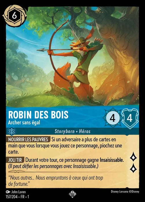 Robin des Bois - Archer sans égal (157/204) - Très Rare - Cold Foil