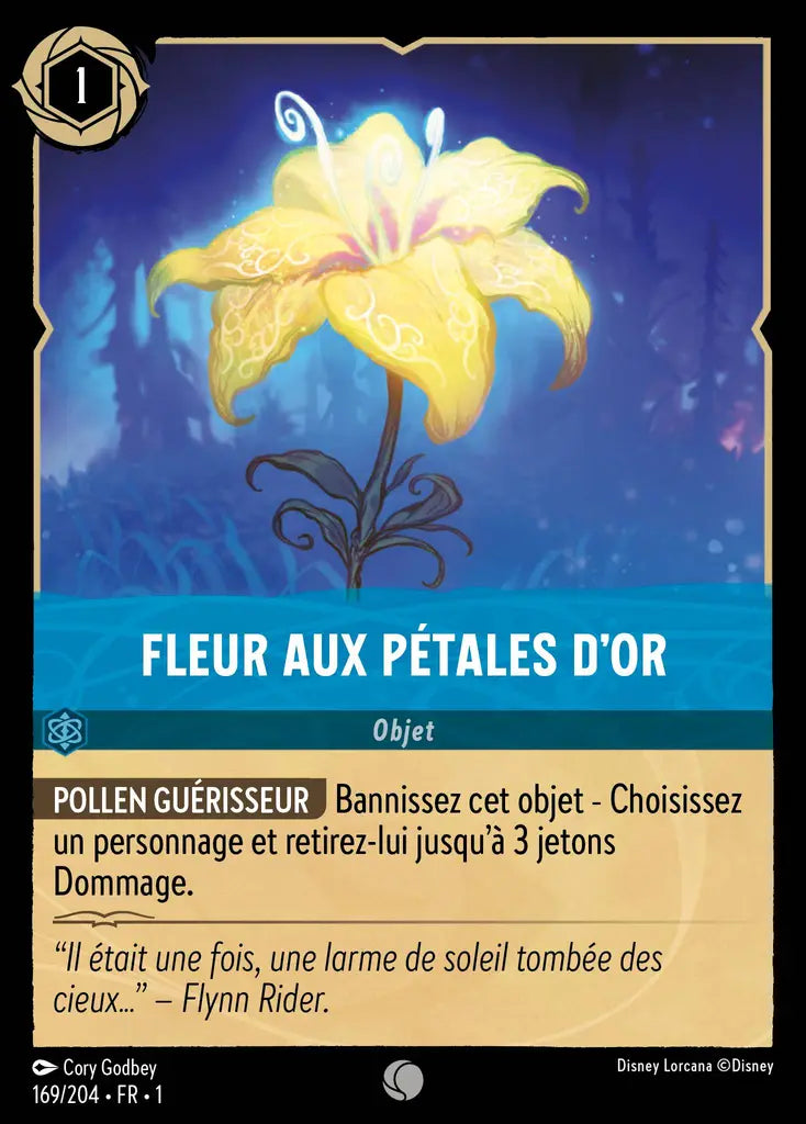 Fleur aux pétales d'or (169/204) - Commune - Cold Foil