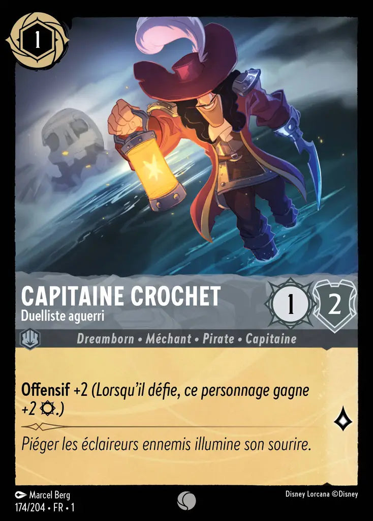 Capitaine Crochet - Duelliste aguerri (174/204) - Commune - Cold Foil
